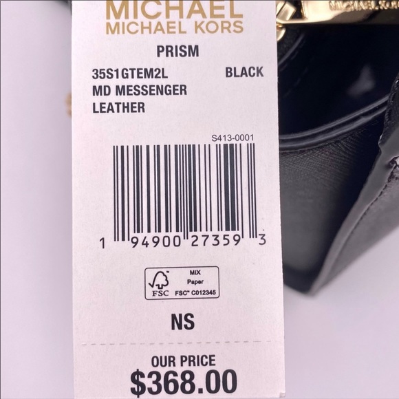 Michael Kors Medium Prism Satchel Black - Picture 14 of 16